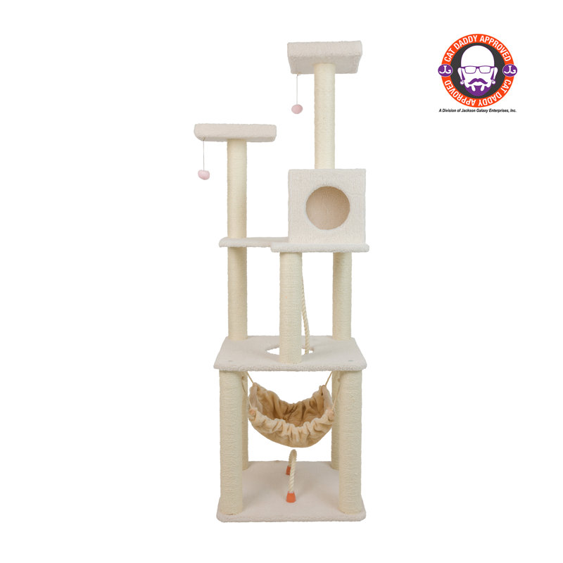 Armarkat 73" Classic Real Wood Jackson Galaxy Approved Cat Tree & Reviews Wayfair